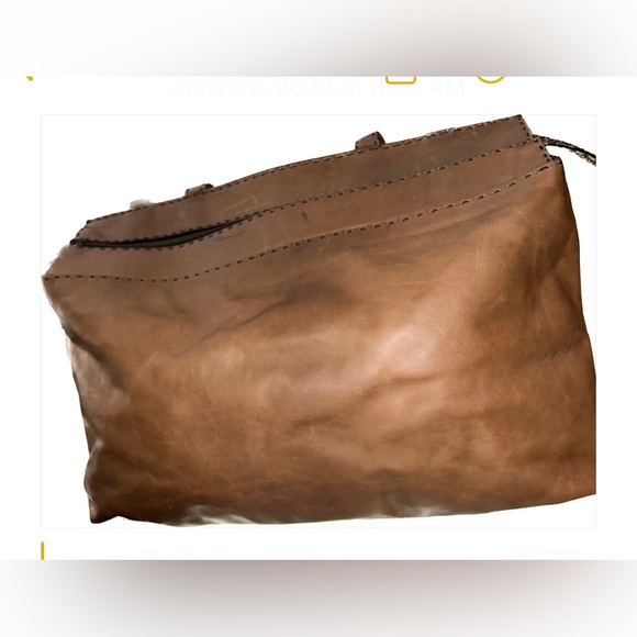 Johnny Farrah leather crossbody briefcase - Picture 2 of 11